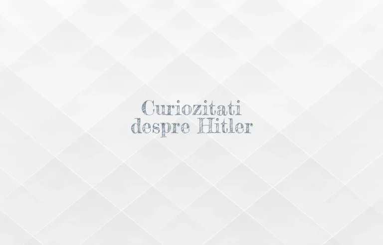 curiozitati despre hitler