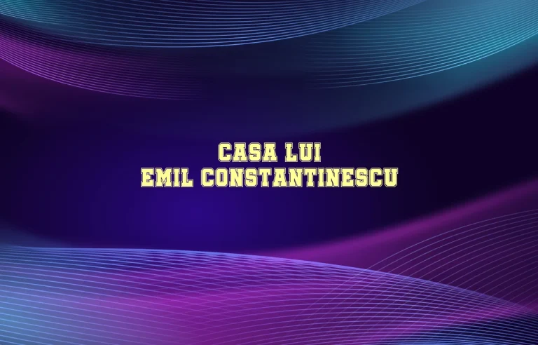 casa lui emil constantinescu