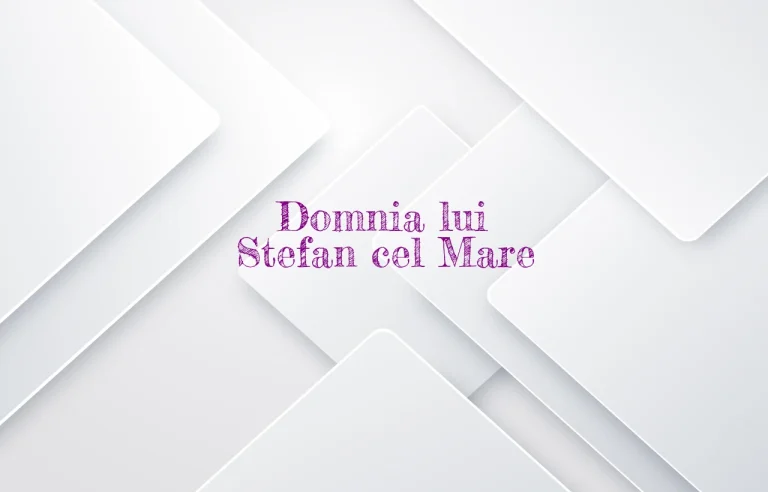 domnia lui stefan cel mare