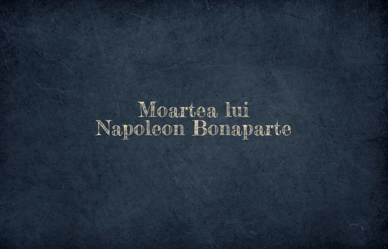 moartea lui napoleon bonaparte