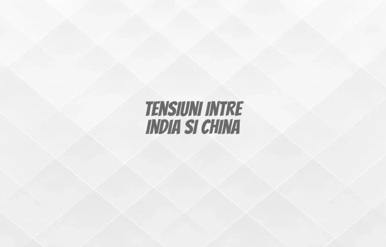 tensiuni india china