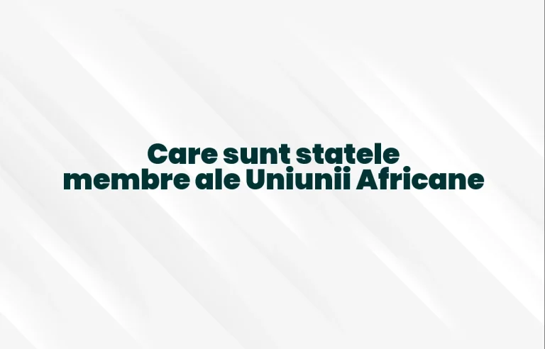 uniunea africana state membre
