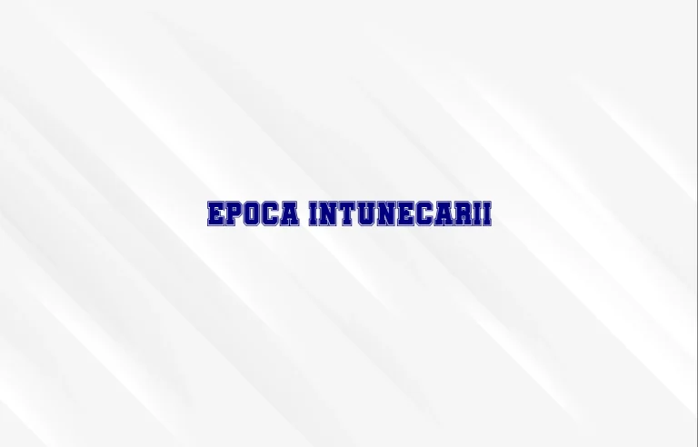 epoca intunecarii